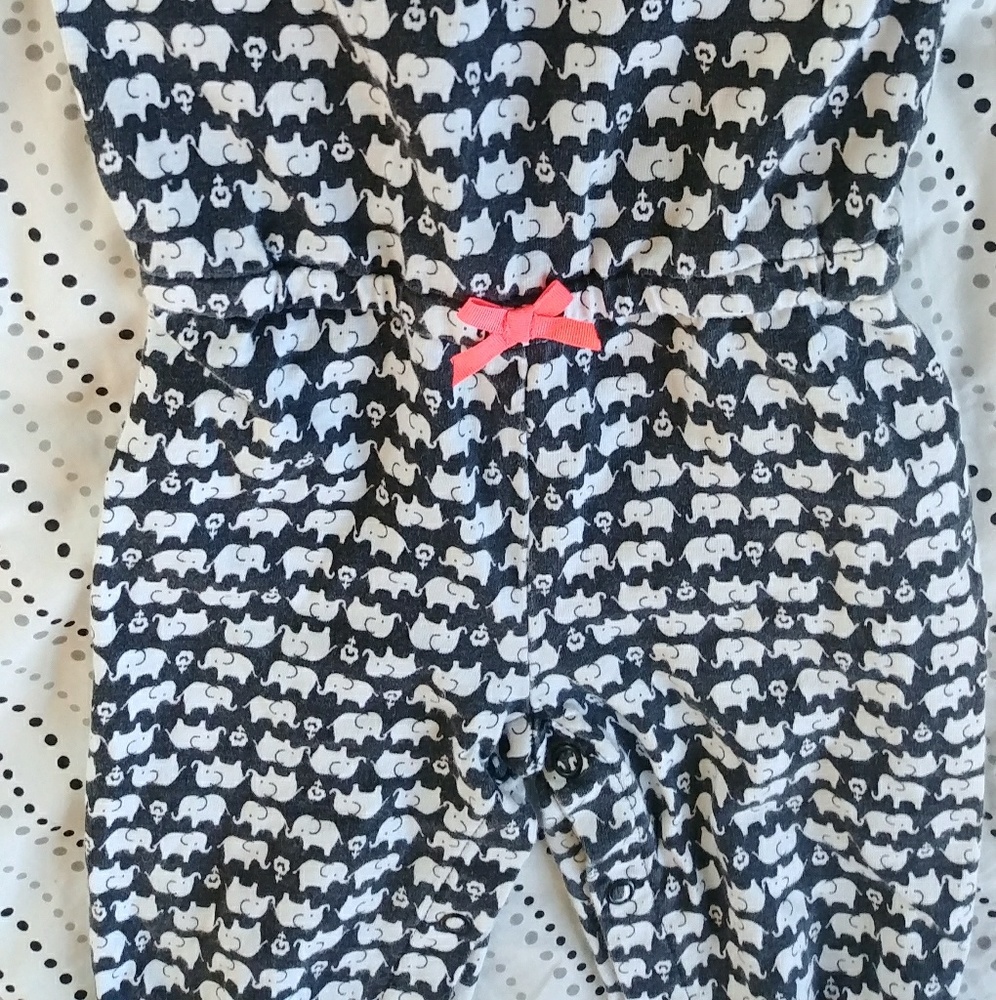 💸5 For $25💸Elephant One Piece Jumpsuit Like New